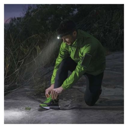 Επαναφορτιζόμενος φακός κεφαλής LED/USB 1600 mAh IPX6