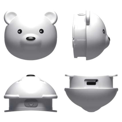 Επαναφορτιζόμενος φακός κεφαλής LED/USB 500 mAh αρκούδα