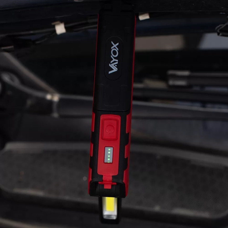 Επαναφορτιζόμενος φακός εργασίας LED LED/5W/5V IPX2 360 γυαλιστερό 2000 mAh