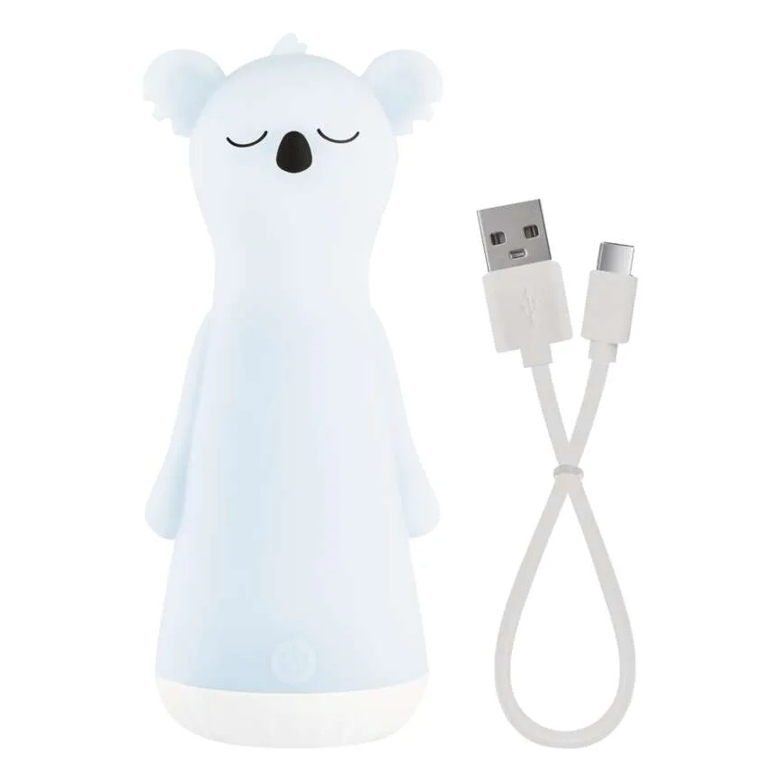 Επαναφορτιζόμενος παιδικός φακός LED με ρύθμιση φωτεινότητας και νυχτερινό φως 2 σε 1 LED/3,7V 1200 mAh