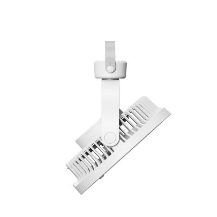 Επαναφορτιζόμενος επιτραπέζιος ανεμιστήρας με LED φωτισμό 8W/3,7V 2400 mAh λευκός