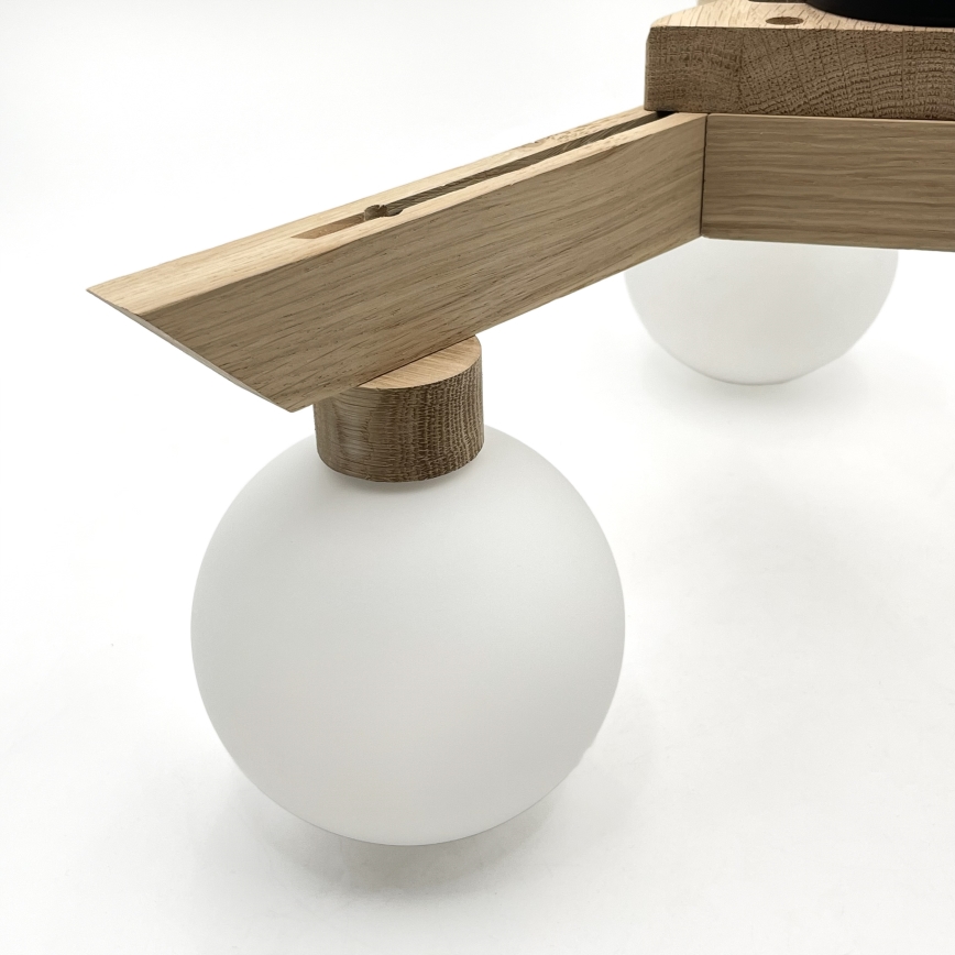 Επιφανειακό φωτιστικό οροφής ANTONIO 3xG9/5W/230V δρυς/λευκό