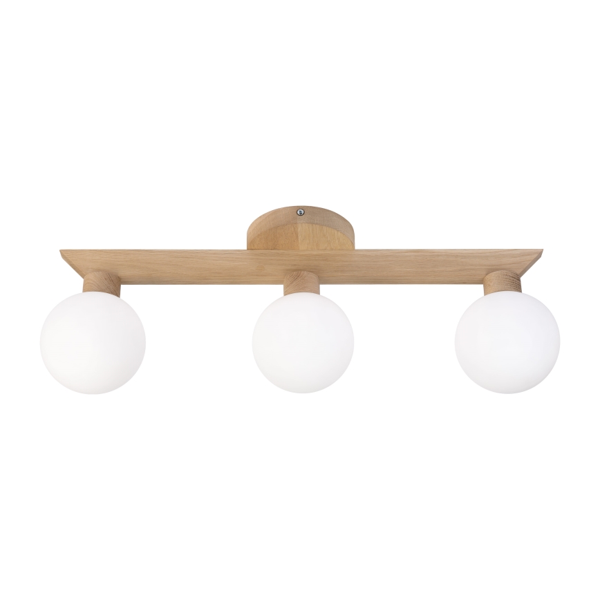 Επιφανειακό φωτιστικό οροφής ANTONIO 3xG9/5W/230V δρυς/λευκό