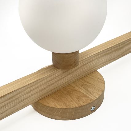 Επιφανειακό φωτιστικό οροφής ANTONIO 3xG9/5W/230V δρυς/λευκό