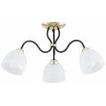 Επιφανειακό φωτιστικό οροφής ARIEL 3xE27/15W/230V χρυσό/μαύρο