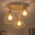 Επιφανειακό φωτιστικό οροφής AUDREY 3xE27/60W/230V μπεζ