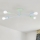 Επιφανειακό φωτιστικό οροφής CAMBRIDGE 4xE27/15W/230V πράσινο/μπλε