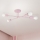 Επιφανειακό φωτιστικό οροφής CAMBRIDGE 4xE27/15W/230V ροζ