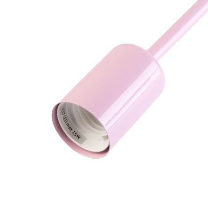 Επιφανειακό φωτιστικό οροφής CAMBRIDGE 6xE27/15W/230V ροζ