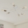 Επιφανειακό φωτιστικό οροφής CAMBRIDGE 6xE27/15W/230V μπρούτζινο/λευκό