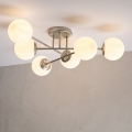 Επιφανειακό φωτιστικό οροφής MALENA 6xE14/5W/230V ματ χρώμιο/λευκό