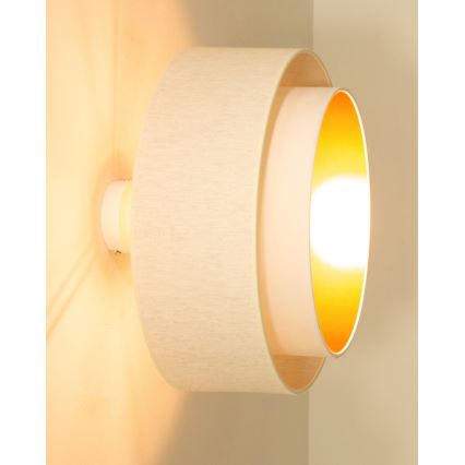 Επιφανειακό φωτιστικό οροφής NATIA 1xE27/60W/230V Ø 45 εκ. λευκό