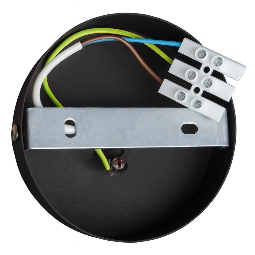 Επιφανειακό φωτιστικό οροφής QUEEN 3xE27/15W/230V μαύρο