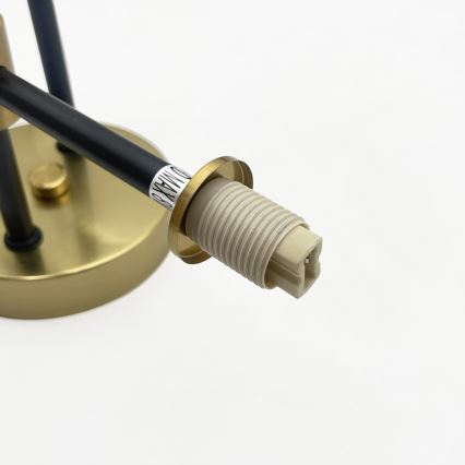 Επιφανειακό φωτιστικό οροφής TESSA 4xG9/8W/230V μπρούτζινο/καπνιστό μαύρο