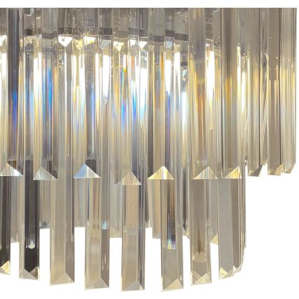 Επιφανειακό φωτιστικό οροφής VETRO 4xE14/40W/230V γυαλιστερό χρώμιο