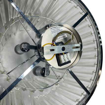 Επιφανειακό φωτιστικό οροφής VETRO 4xE14/40W/230V γυαλιστερό χρώμιο