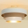 Επιφανειακό φωτιστικό οροφής WENTA 1xE27/60W/230V διάμ. 50 εκ. μπεζ/τζούτα
