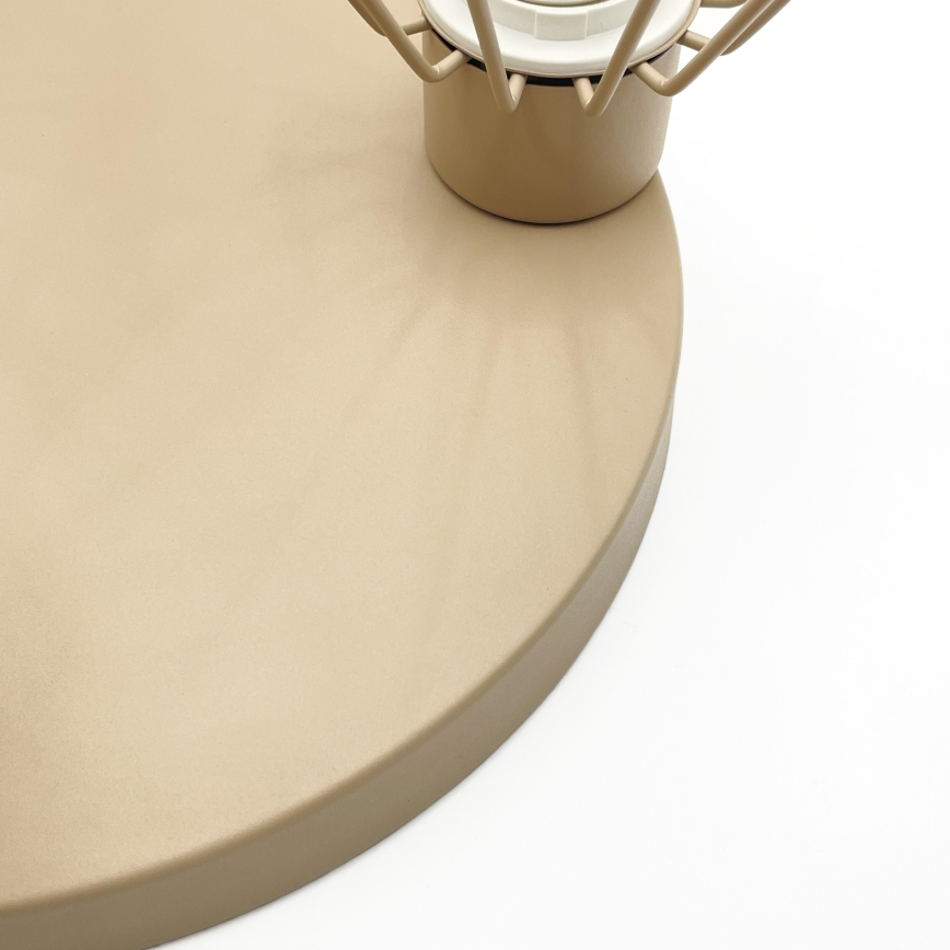 Επικαθήμενο φωτιστικό οροφής AUDREY 3xE27/15W/230V μπεζ