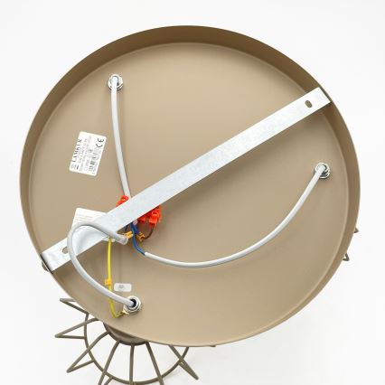 Επικαθήμενο φωτιστικό οροφής AUDREY 3xE27/15W/230V μπεζ