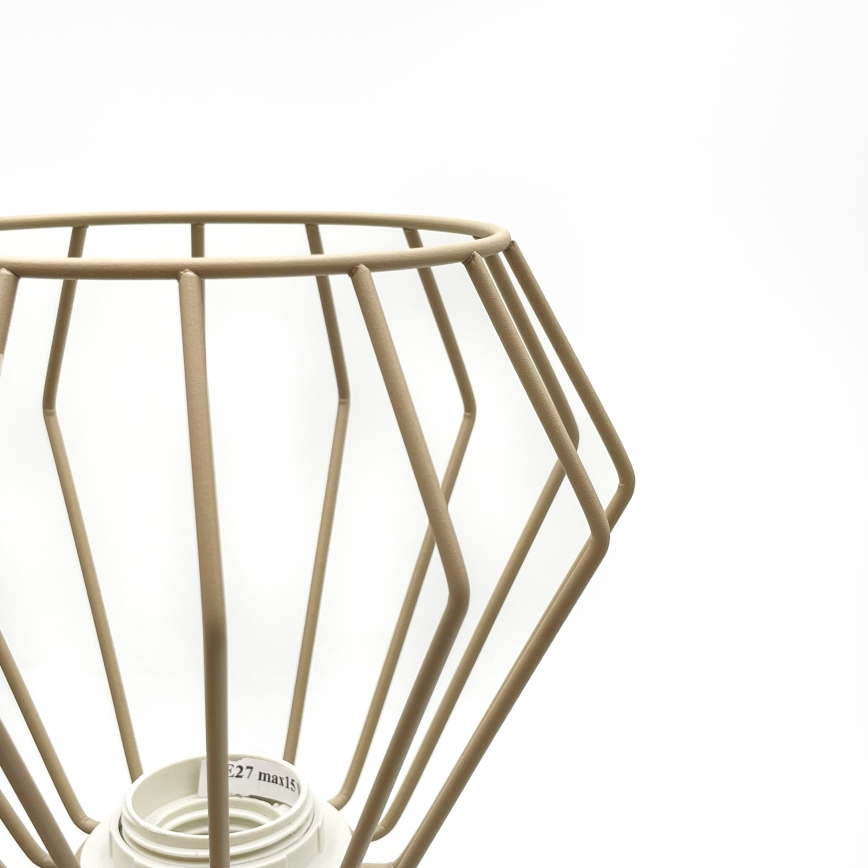 Επικαθήμενο φωτιστικό οροφής AUDREY 3xE27/15W/230V μπεζ