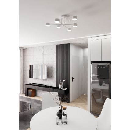 Επικαθήμενο φωτιστικό οροφής HALO 6xGX53/10W/230V λευκό