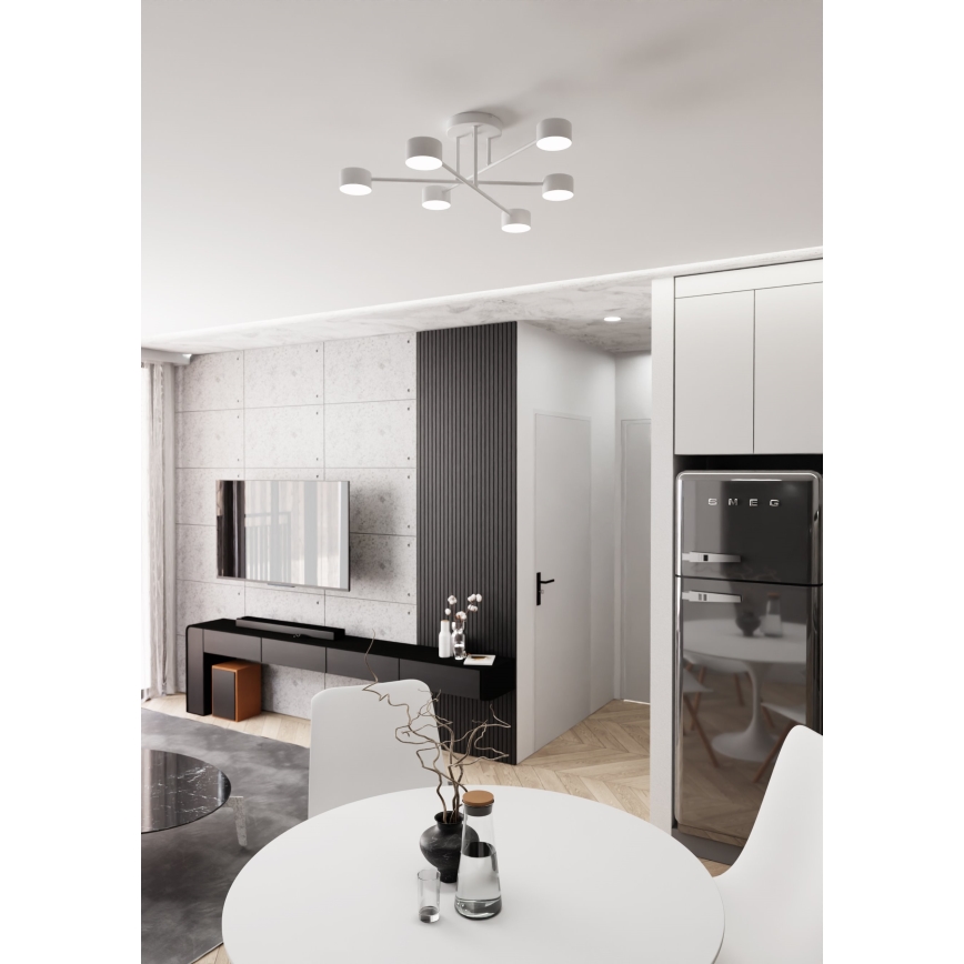 Επικαθήμενο φωτιστικό οροφής HALO 6xGX53/10W/230V λευκό