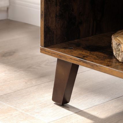 Έπιπλο τηλεόρασης BASTOR καφέ/μαύρο