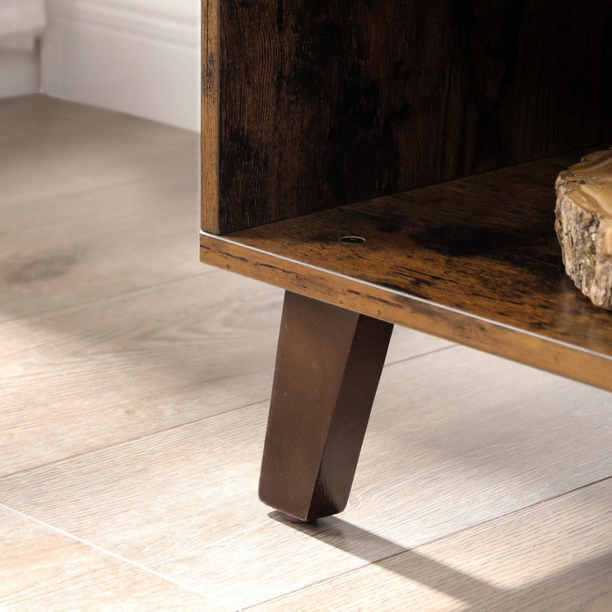 Έπιπλο τηλεόρασης BASTOR καφέ/μαύρο