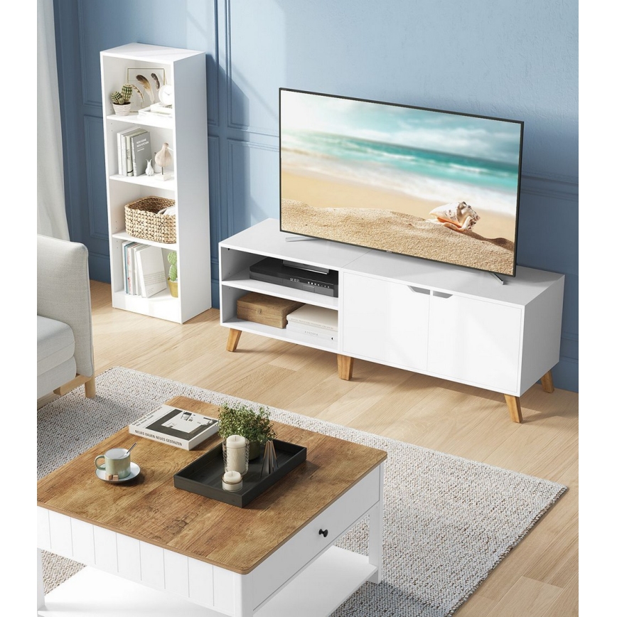 Έπιπλο τηλεόρασης BASTOR σε λευκό