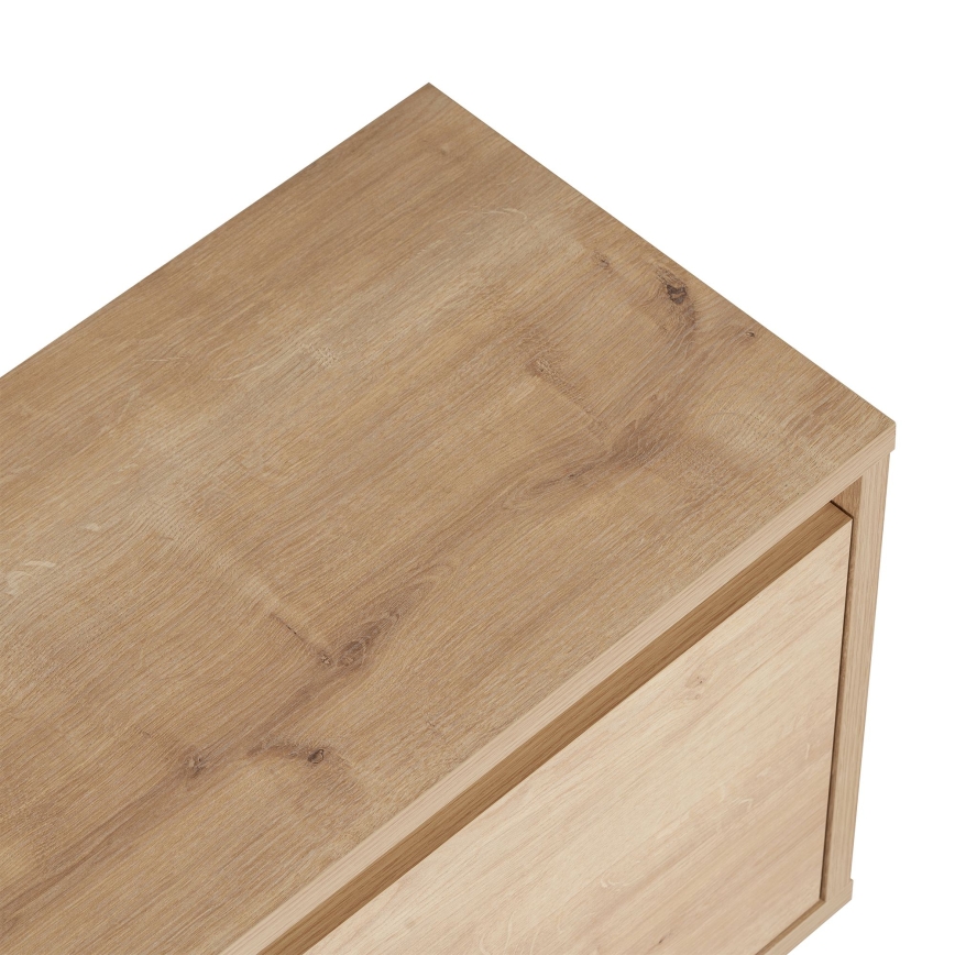 Έπιπλο τηλεόρασης KREDE 160×30 εκ., δρυς