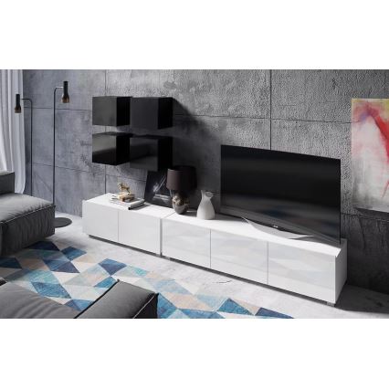 Έπιπλο τηλεόρασης PAVO 37x100 cm γυαλιστερό λευκό