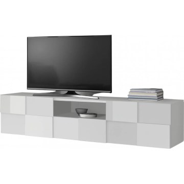 Έπιπλο τηλεόρασης SERIAN 184x42x42 cm λευκό