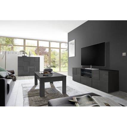 Έπιπλο τηλεόρασης SERIAN σε ανθρακί