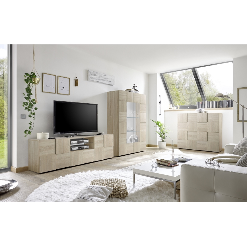 Έπιπλο τηλεόρασης SERIAN, δρυς Sonoma