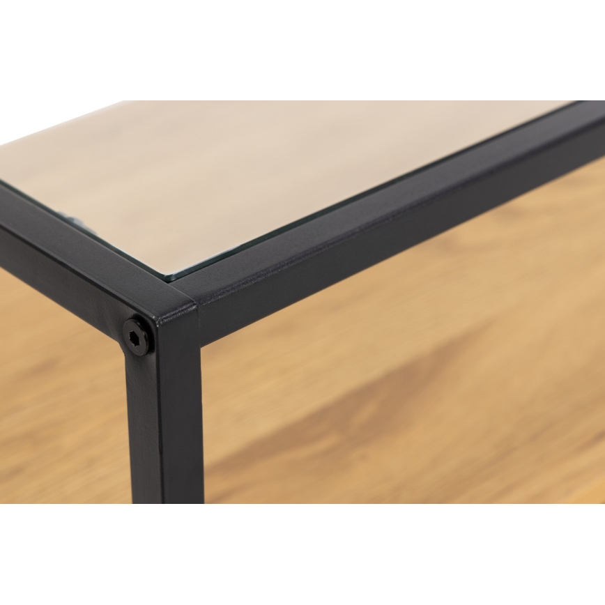 Έπιπλο τηλεόρασης ZEIN δρυς/μαύρο