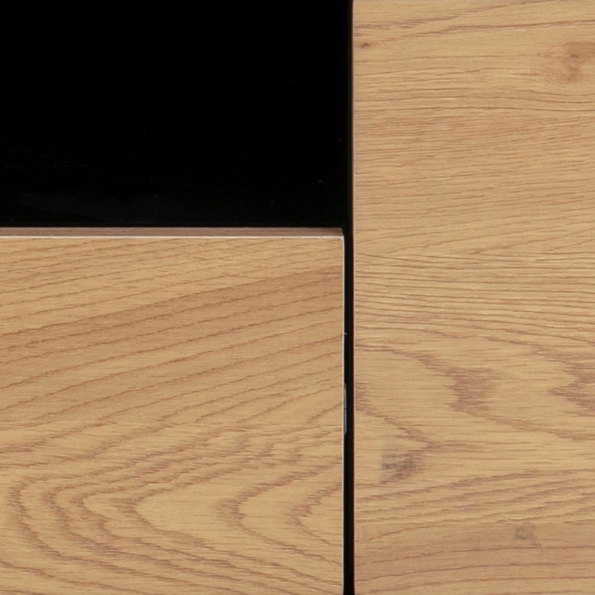 Έπιπλο TV SARON δρυς/μαύρο