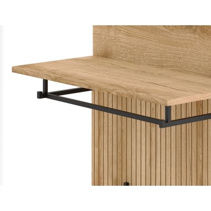 Έπιπλο εισόδου KLEO καφέ/λευκό