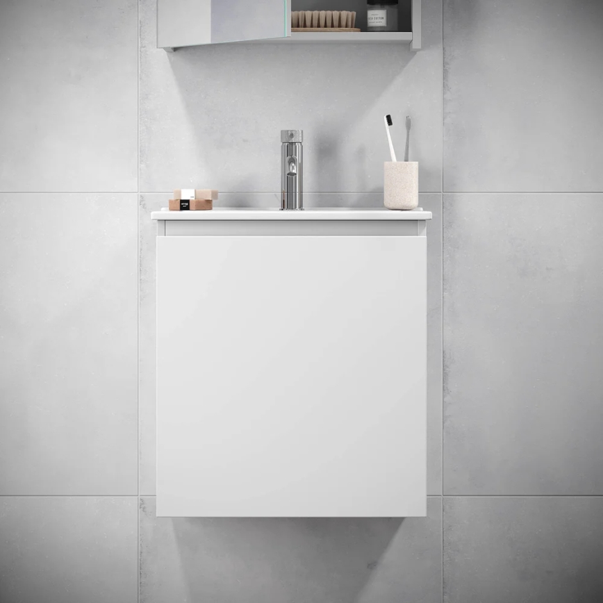 Έπιπλο μπάνιου με νιπτήρα KENWOOD 51x55x41 εκ. λευκό