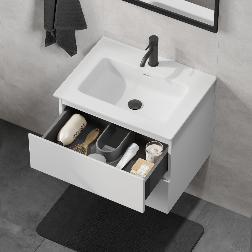 Έπιπλο μπάνιου με νιπτήρα KENWOOD 61x52x47 cm σε λευκό
