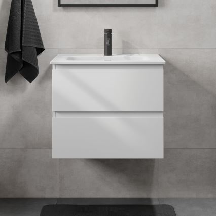 Έπιπλο μπάνιου με νιπτήρα KENWOOD 61x52x47 cm σε λευκό