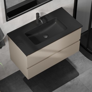Έπιπλο μπάνιου με νιπτήρα KENWOOD 91 cm Marakesh/μαύρο