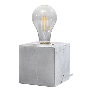 Επιτραπέζια λάμπα ABEL 1xE27/15W/230V σκυρόδεμα