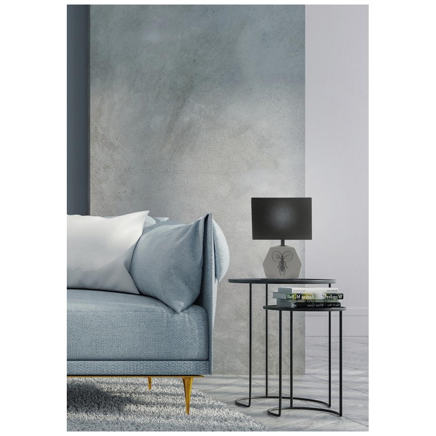 Επιτραπέζια λάμπα ANIMI 1xE14/40W/230V μαύρο