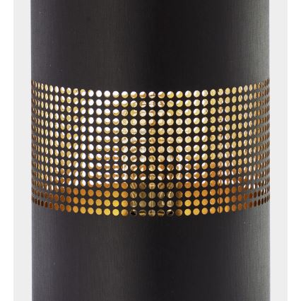 Επιτραπέζια λάμπα BOGART 1xE27/15W/230V μαύρο/χρυσό