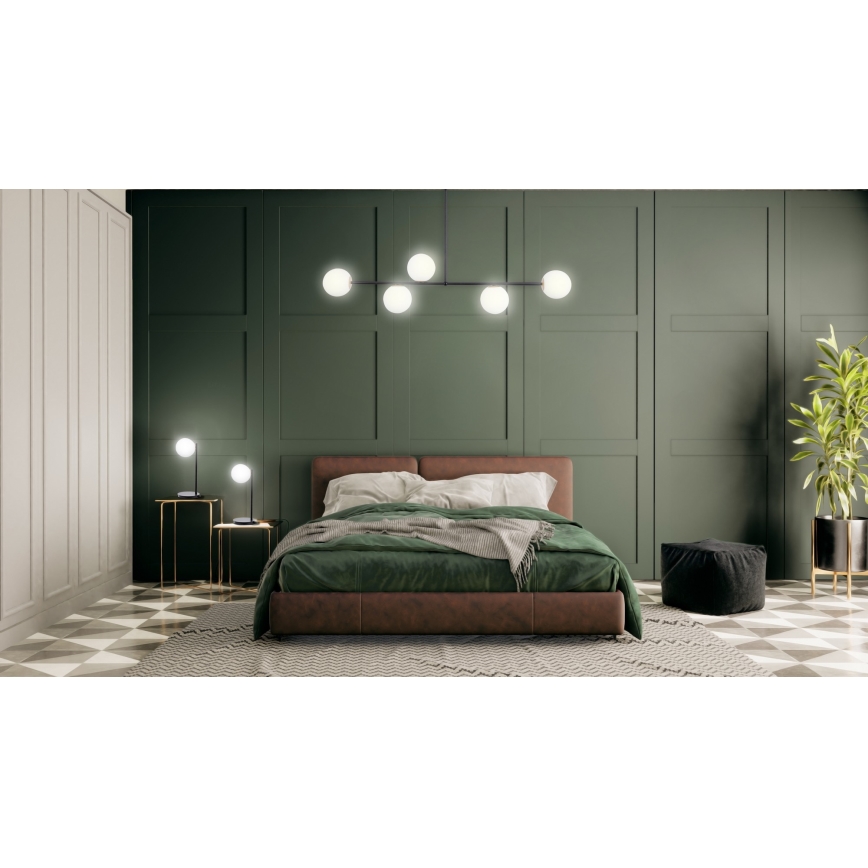 Επιτραπέζια λάμπα GAMA 1xG9/12W/230V μαύρο