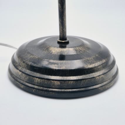 Επιτραπέζια λάμπα RETRO II 1xE27/60W/230V μαύρη πατίνα