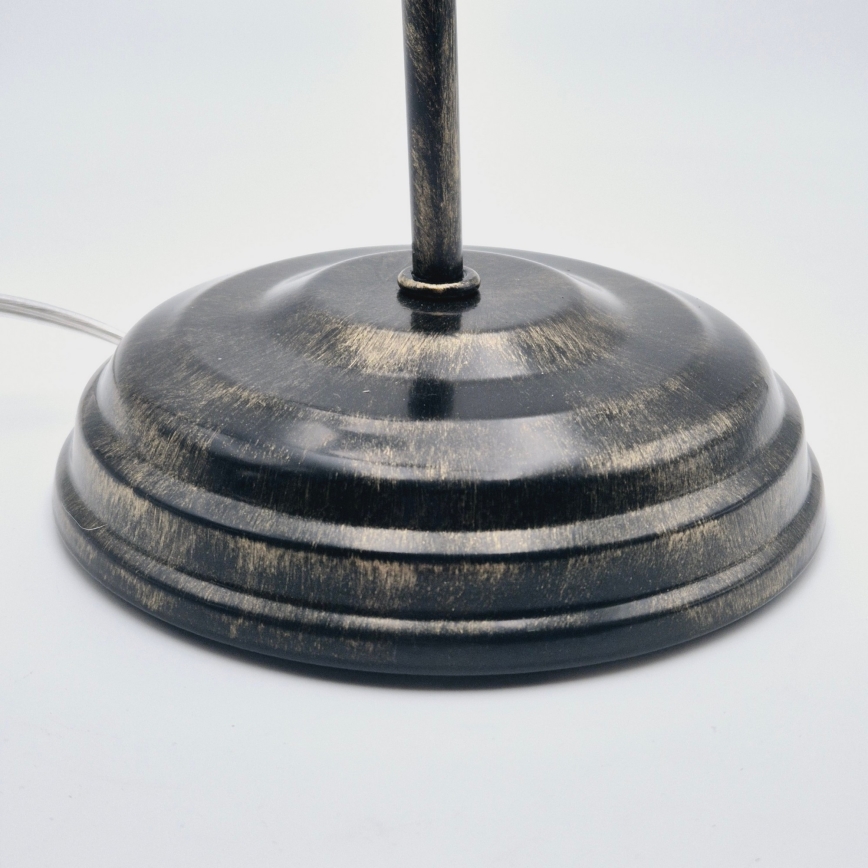 Επιτραπέζια λάμπα RETRO II 1xE27/60W/230V μαύρη πατίνα