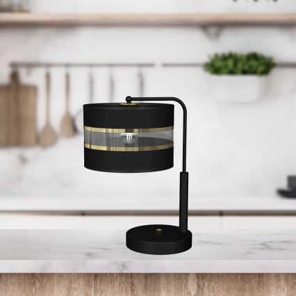 Επιτραπέζια λάμπα ULTIMO 1xE27/60W/230V μαύρο