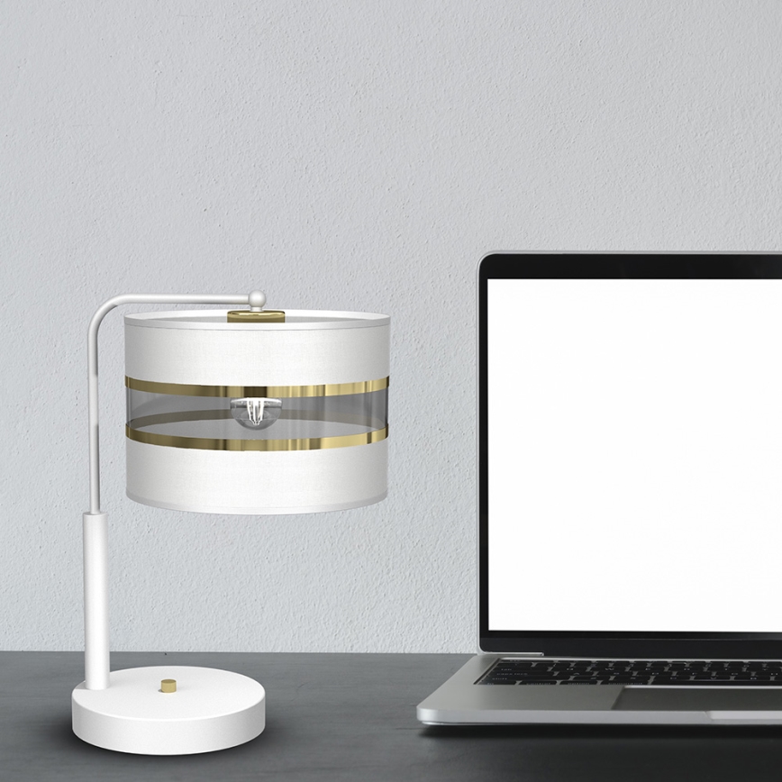 Επιτραπέζια λάμπα ULTIMO 1xE27/6W/230V λευκό