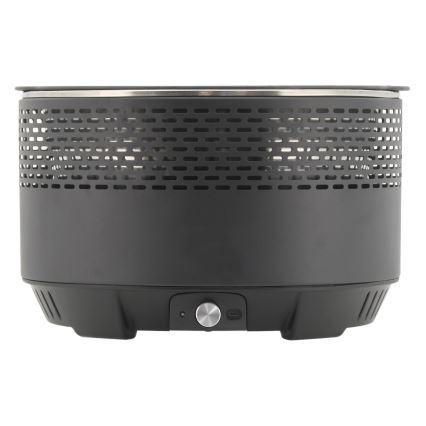 Επιτραπέζια ψησταριά με κάρβουνα, 4xAA/USB, μαύρο